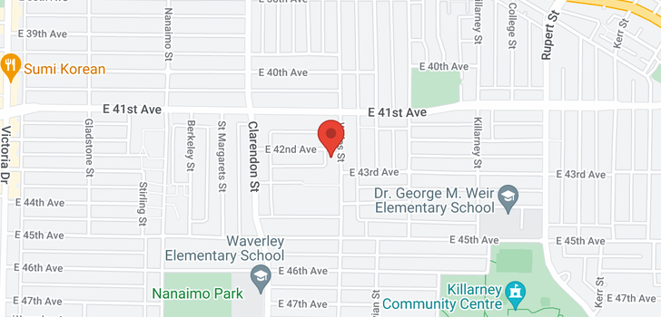 map of 5765 WALES STREET